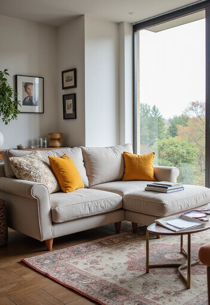 12 IKEA Living Room Ideas for Affordable Stylish Modular Design - 1. The Versatile Sectional Sofa