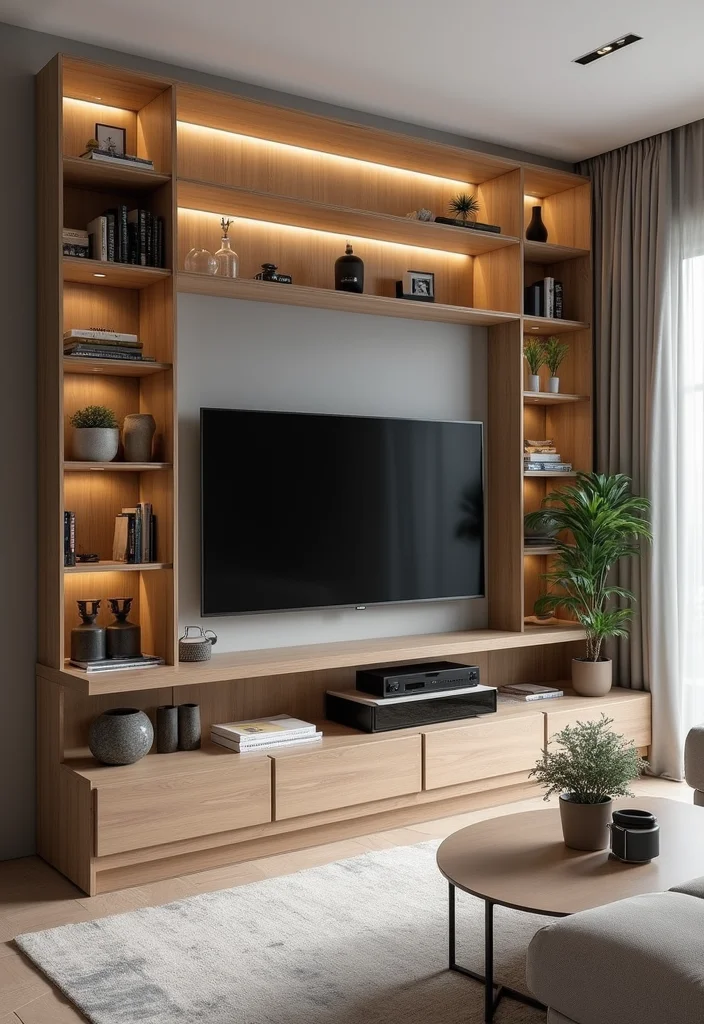 12 IKEA Living Room Ideas for Affordable Stylish Modular Design - 11. Chic Entertainment Units