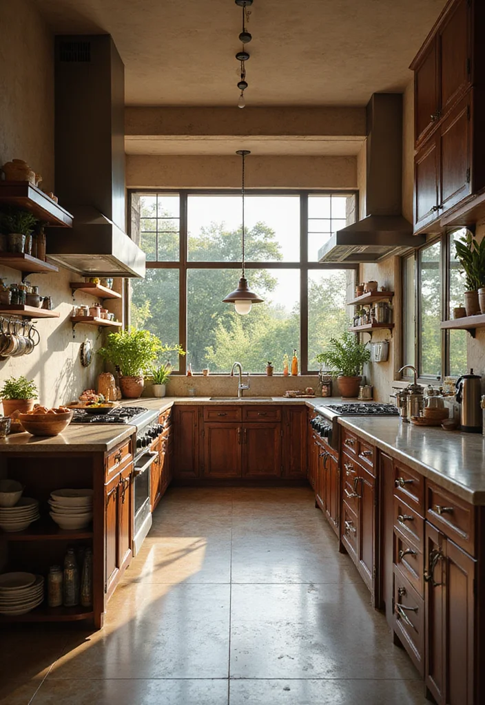 12 Indian Kitchen Ideas for Practical Warm Flavorful Design - 4. Functional Workstations