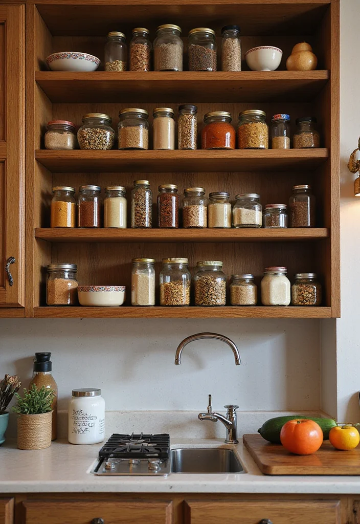12 Indian Kitchen Ideas for Practical Warm Flavorful Design - 9. Spice Racks and Holders