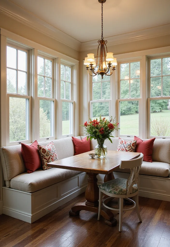 12 Kitchen Banquette Ideas for Cozy Dining and Extra Seating - 4. Chic Upholstered Style