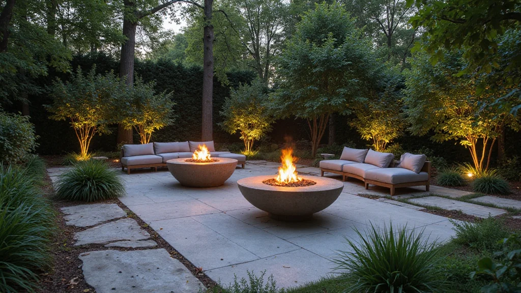 12 Modern Firepits Backyard Ideas for Sleek Warm Evenings