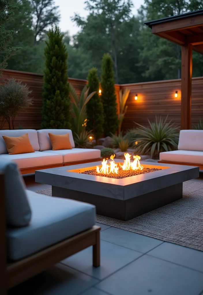 12 Simple Backyard Fire Pit Ideas for Cozy Relaxing Nights 78 12 Simple Backyard Fire Pit Ideas for Cozy Relaxing Nights - 8. Fire Pit with Built-In Seating