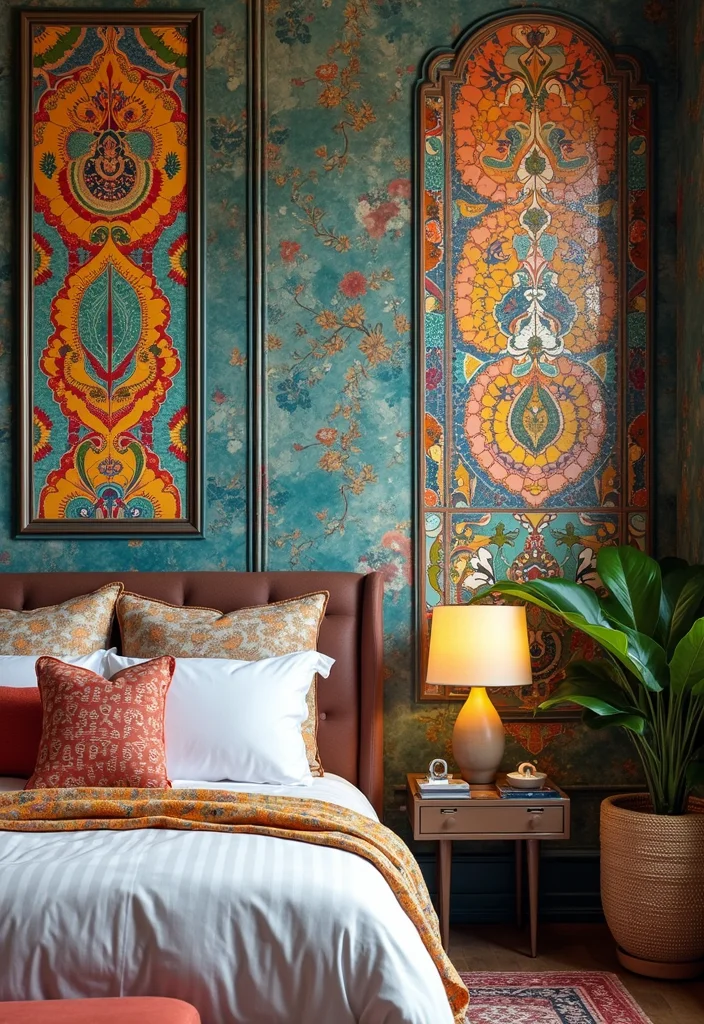 12 Wall Paneling Ideas Bedroom for Depth, Texture, and Style - 12. Mosaic Tile Panels