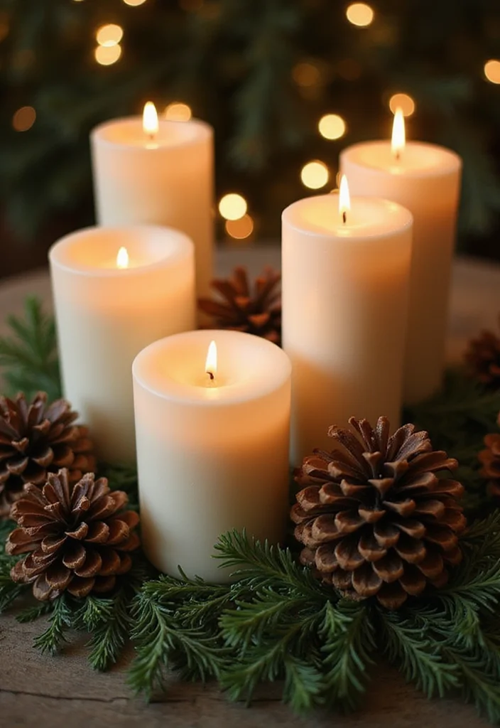 14 Bathroom Christmas Decor Ideas for Festive Cheerful Style - 5. Seasonal Scented Candles
