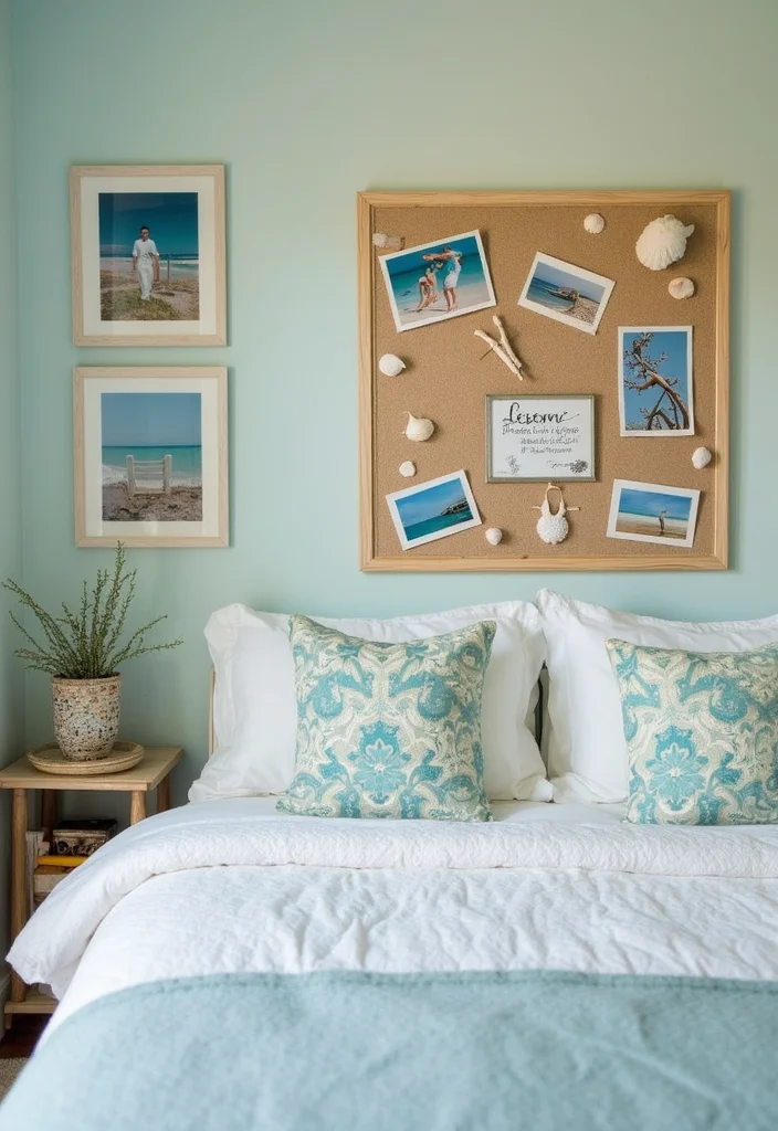14 Beach Bedroom Ideas for Breezy Light Coastal Calm - 12. Personalized Beachy Decor