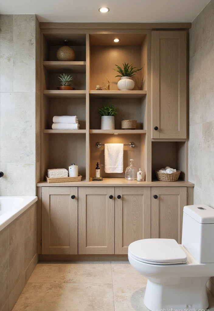 14 En Suite Bathroom Ideas for Comfortable Private Retreats - 5. Smart Storage Solutions