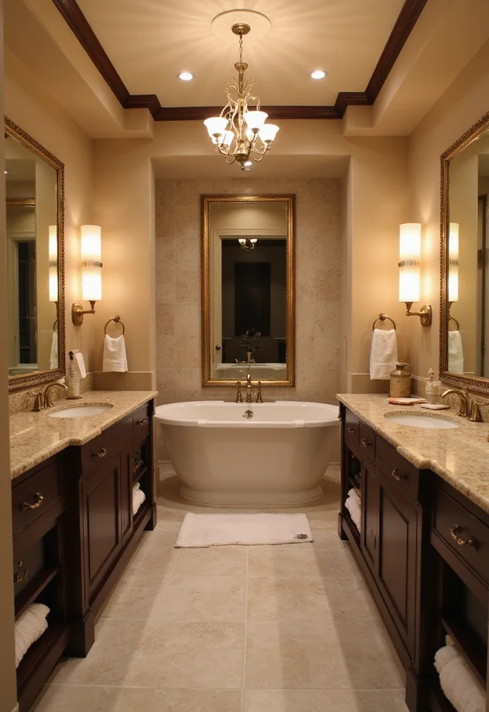 14 En Suite Bathroom Ideas for Comfortable Private Retreats - 6. Elegant Lighting