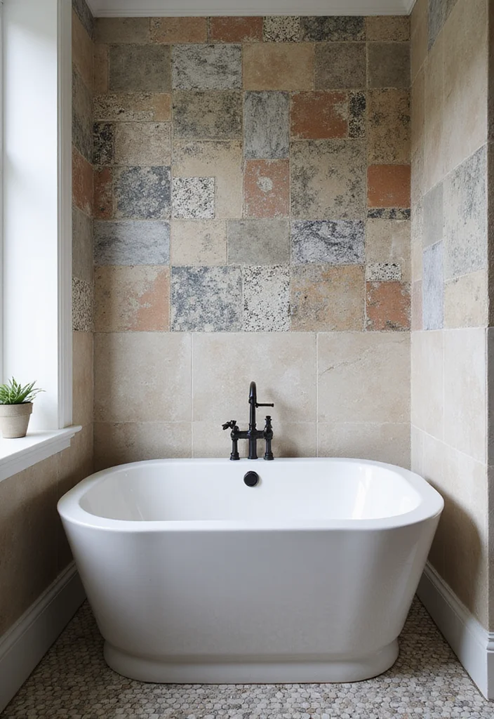 14 En Suite Bathroom Ideas for Comfortable Private Retreats - 7. Statement Walls