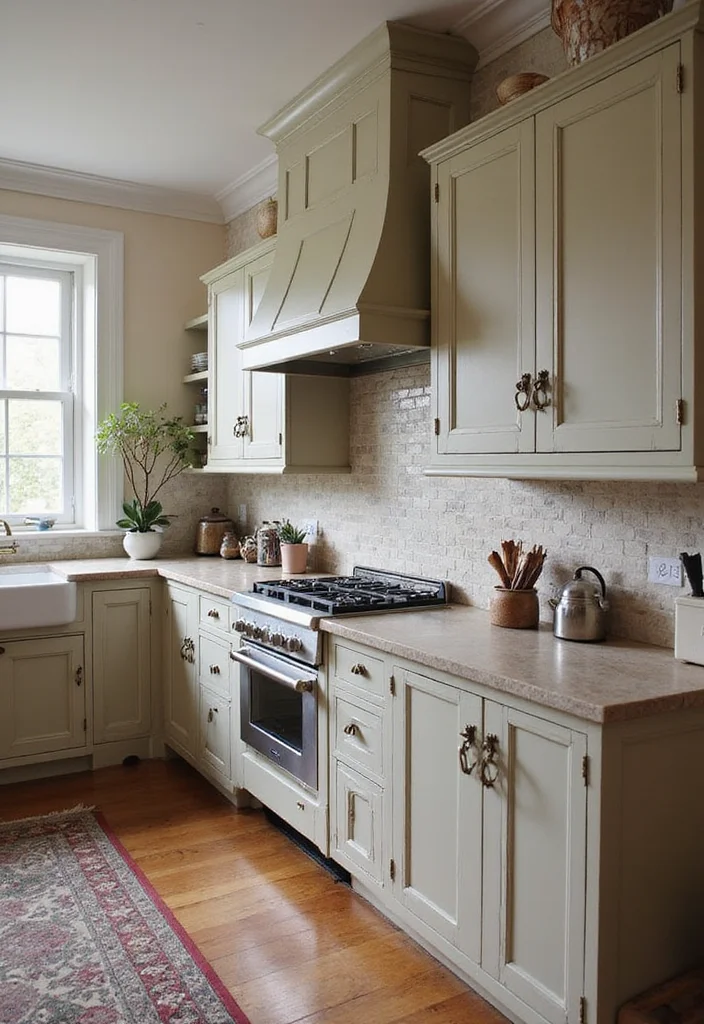 14 French Country Kitchen Ideas for Soft Rustic Romantic Charm - 14. Mixing Old and New