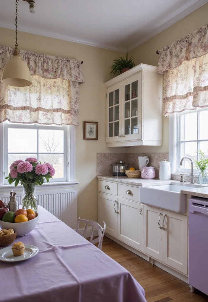 14 French Country Kitchen Ideas for Soft Rustic Romantic Charm - 4. Soft Color Palettes