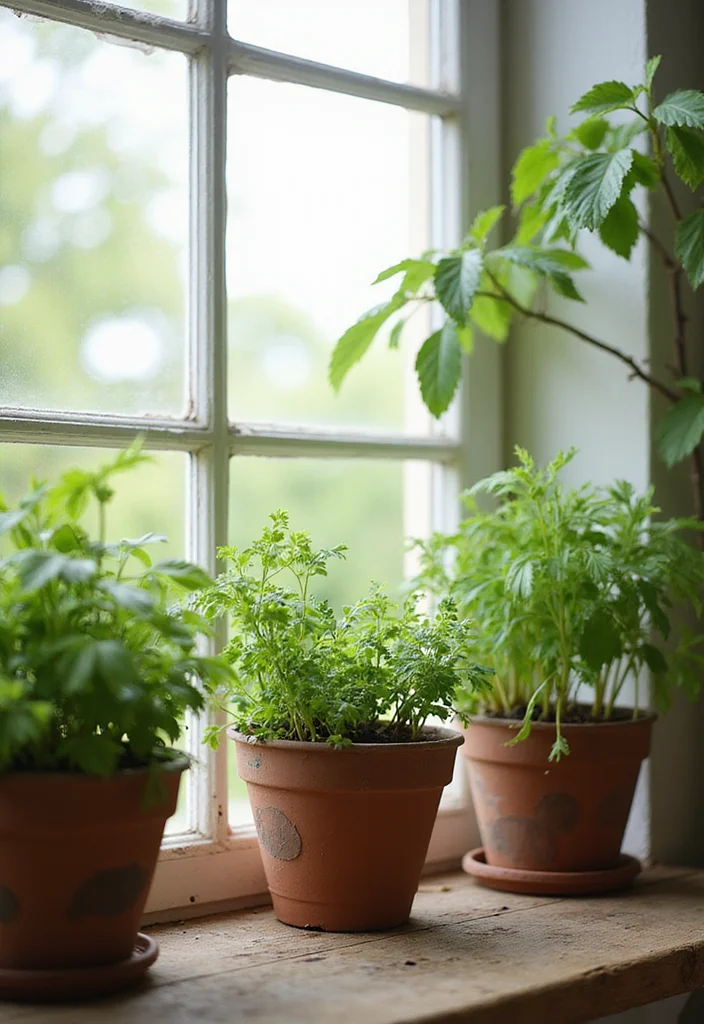 14 French Country Kitchen Ideas for Soft Rustic Romantic Charm - 9. Herb Gardens