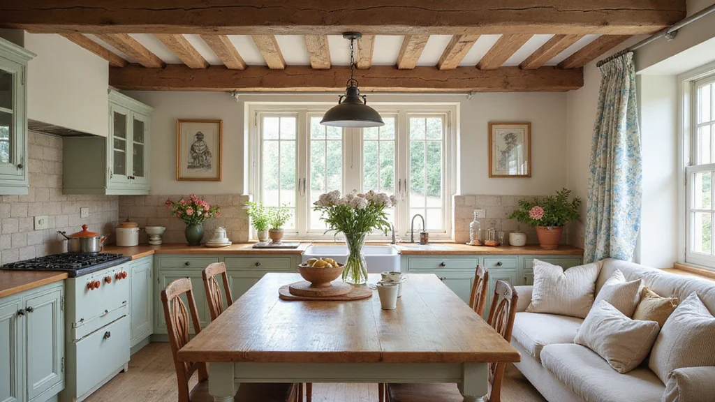 14 French Country Kitchen Ideas for Soft Rustic Romantic Charm