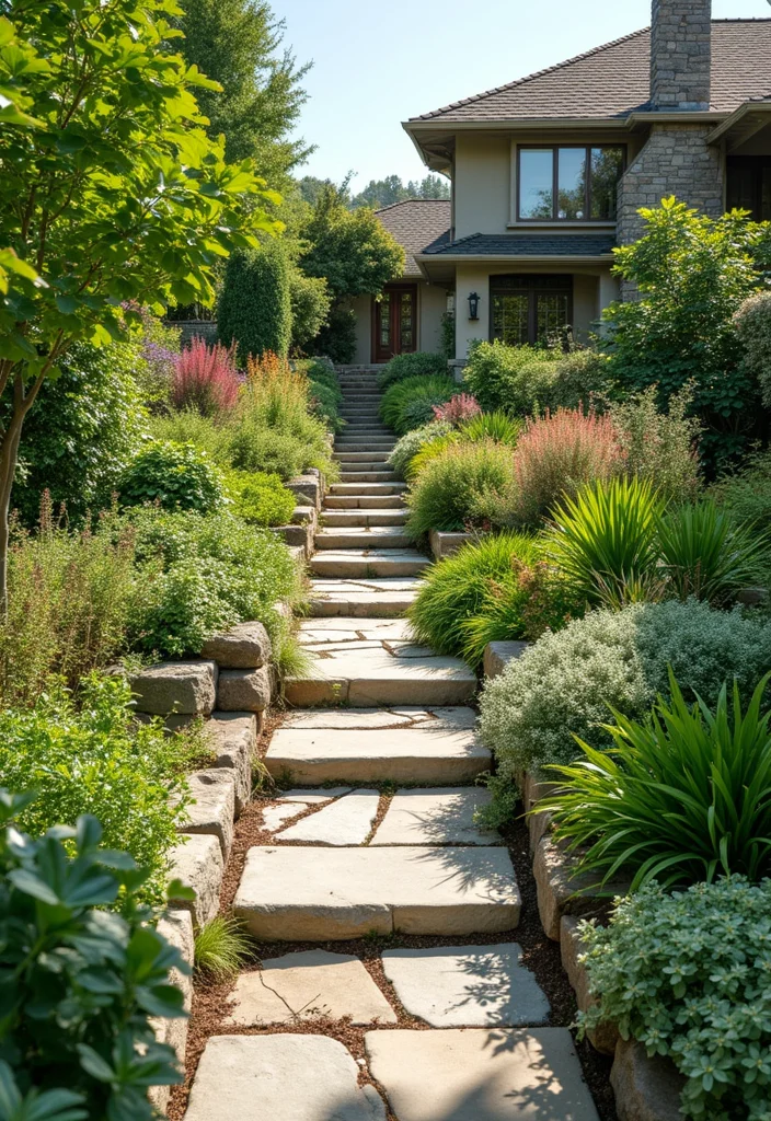 14 Long Backyard Ideas Design for Functional Beautiful Space - 9. Multi-Level Garden Oasis