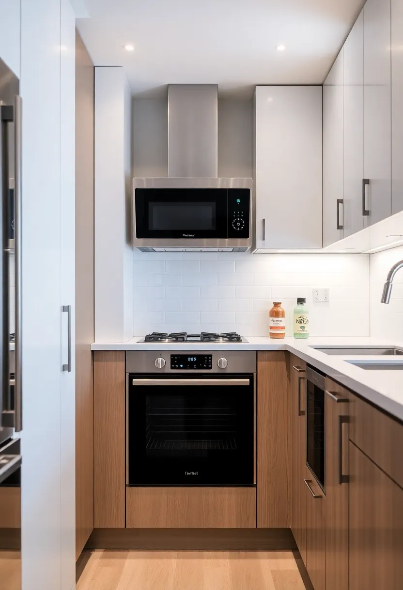 14 Narrow Kitchen Ideas for Efficient Streamlined Layouts - 13. Smart Tech Integration