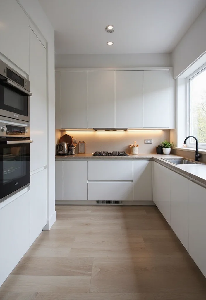 14 Narrow Kitchen Ideas for Efficient Streamlined Layouts - 5. Slimline Appliances