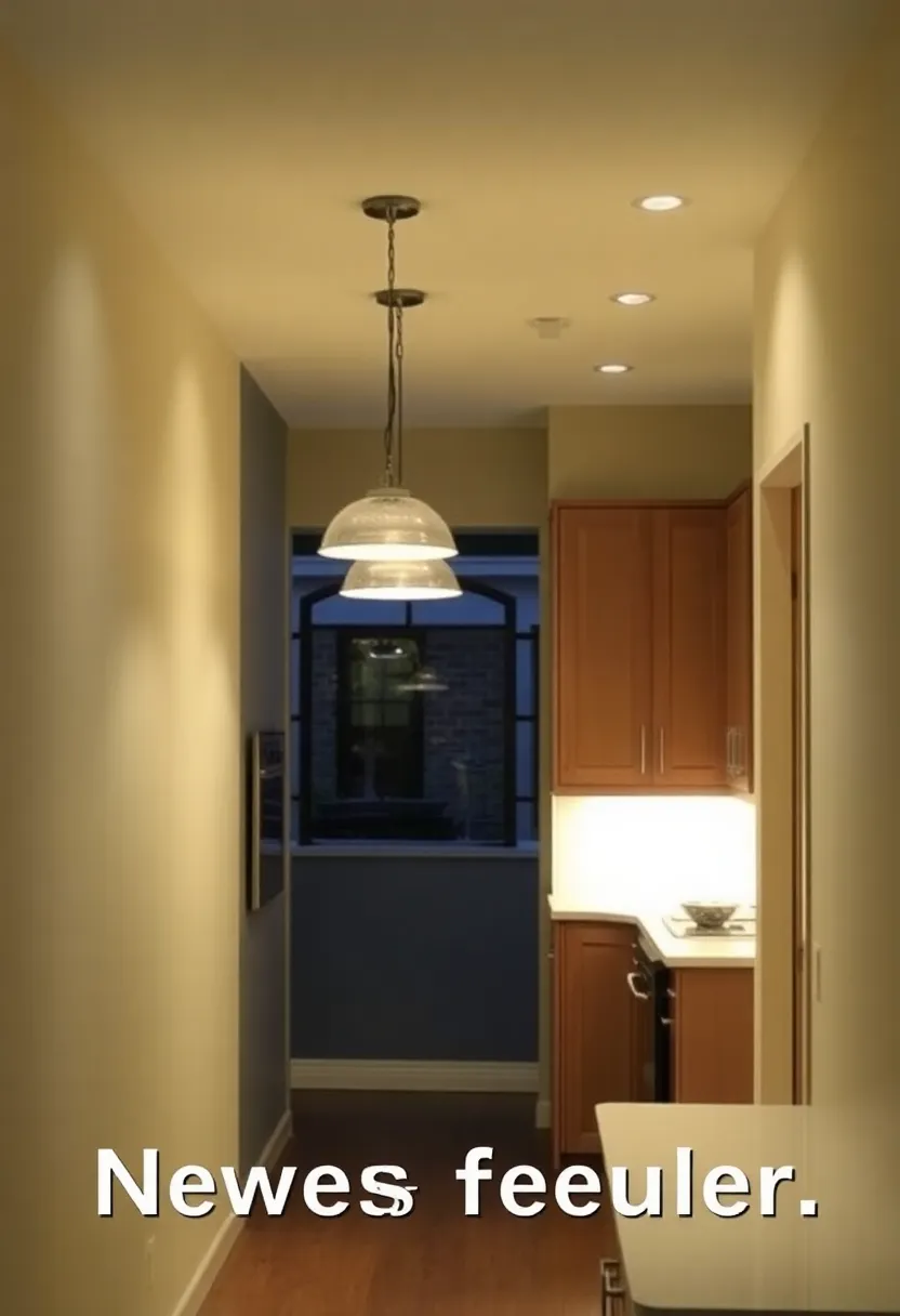 14 Narrow Kitchen Ideas for Efficient Streamlined Layouts - 9. Lighting Solutions