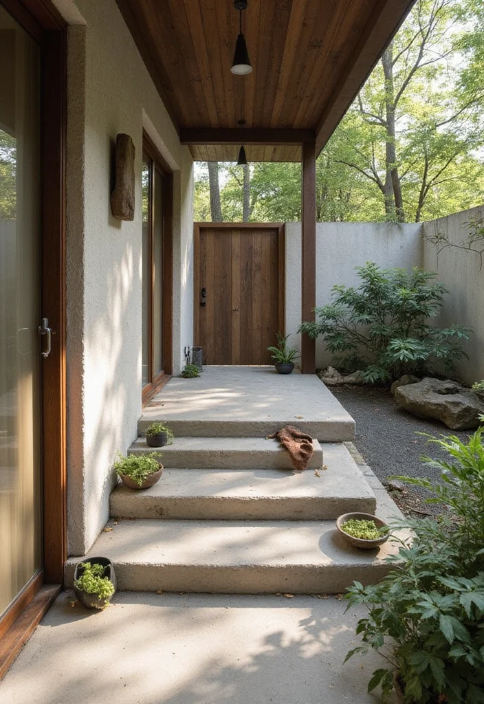 14 Outdoor Bathroom Ideas for Refreshing Natural Open Air Style - 5. Zen Minimalist Outdoor Bathrooms