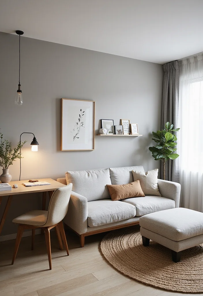 14 Small One Bedroom Apartment Ideas for Smart Efficient Living - 4. Multi-Functional Spaces