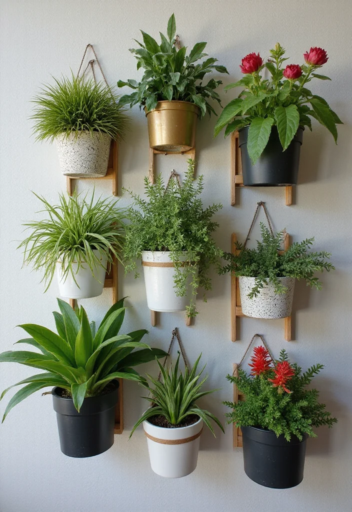 14 Small One Bedroom Apartment Ideas for Smart Efficient Living - 7. Vertical Gardens