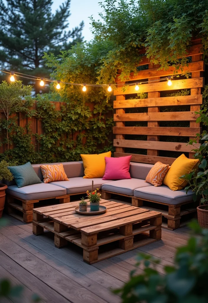 15 Backyard DIY Ideas for Affordable Creative Improvements 1 15 Backyard DIY Ideas for Affordable Creative Improvements - 1. Recycled Pallet Seating