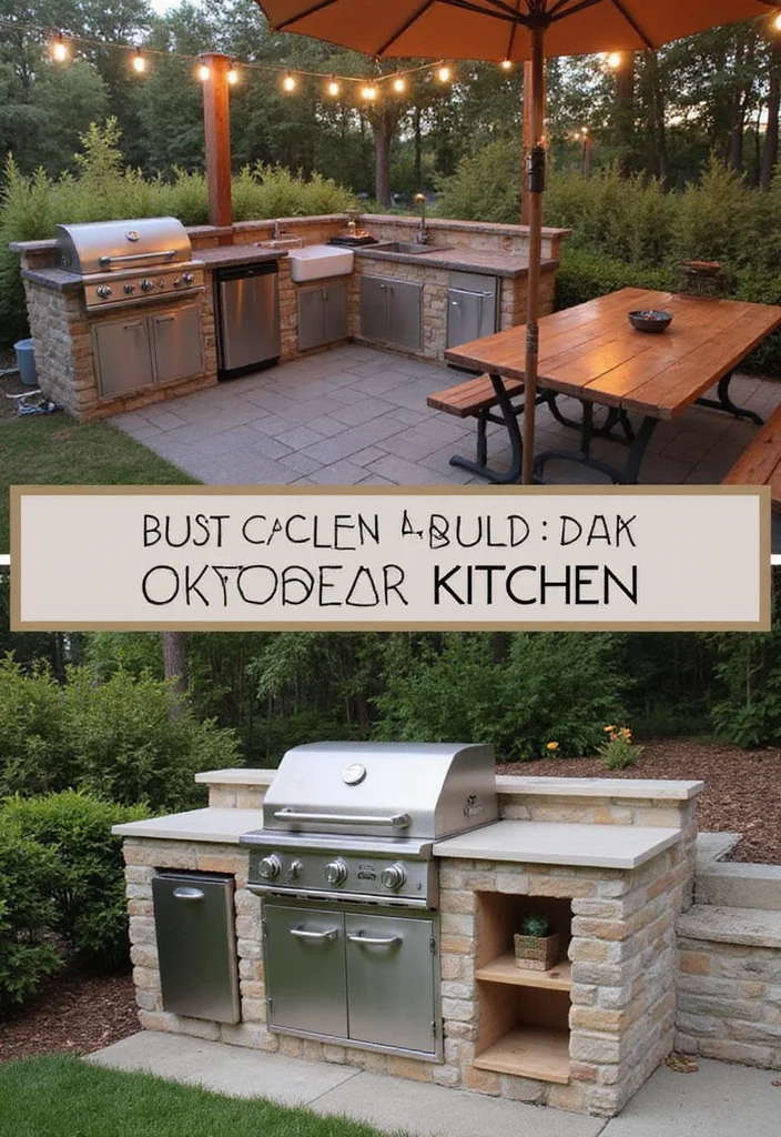 15 Backyard DIY Ideas for Affordable Creative Improvements 155 15 Backyard DIY Ideas for Affordable Creative Improvements - 15. DIY Outdoor Kitchen