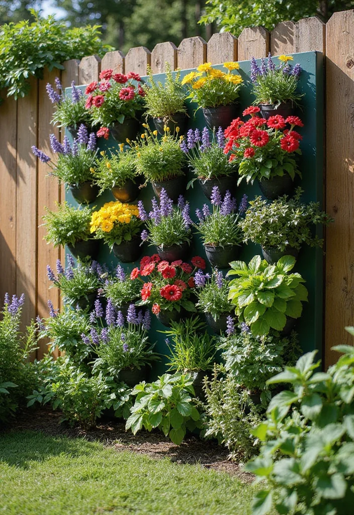 15 Backyard DIY Ideas for Affordable Creative Improvements 23 15 Backyard DIY Ideas for Affordable Creative Improvements - 3. Vertical Garden Planters