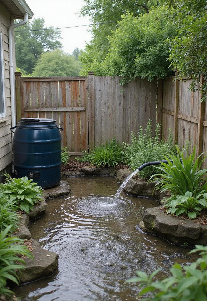 16 Backyard Remodel Ideas for Updated Functional Outdoor Living - 14. Rainwater Harvesting Systems