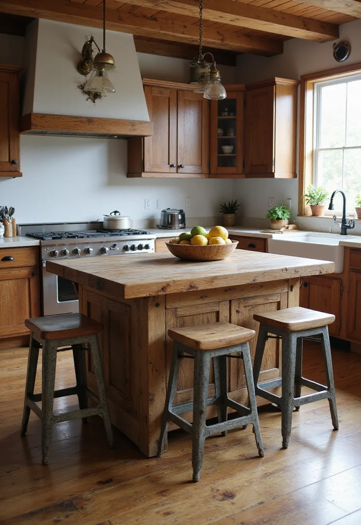 16 Beautiful Kitchen Ideas for Stylish Warm Everyday Appeal - 2. Add a Statement Island