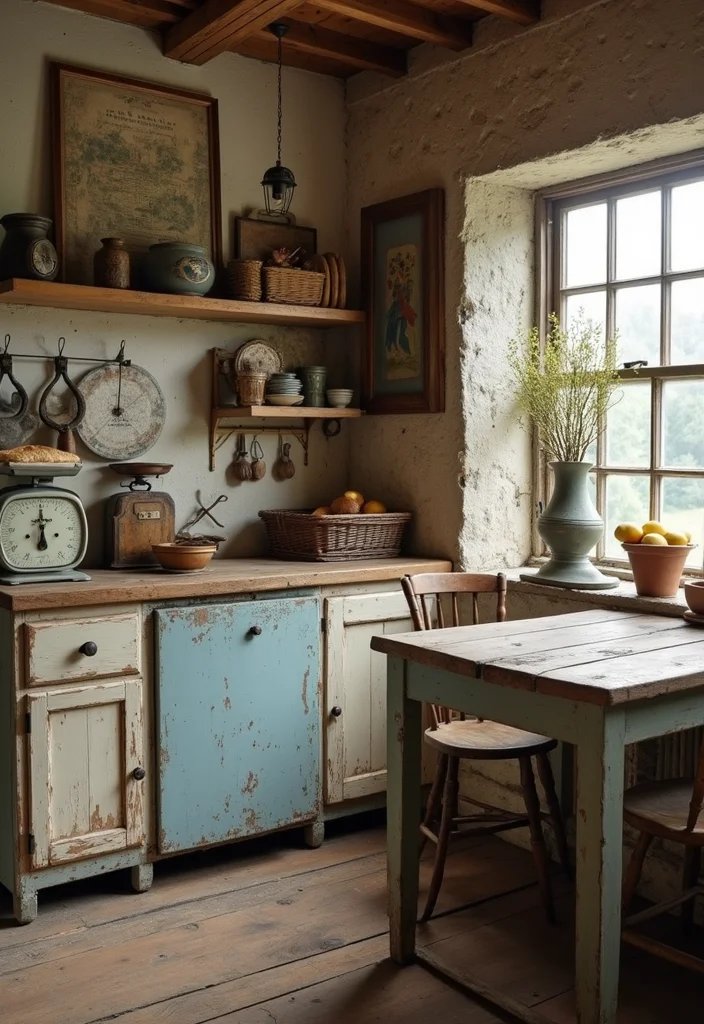 16 Beautiful Kitchen Ideas for Stylish Warm Everyday Appeal - 4. Choose Vintage and Antique Accents