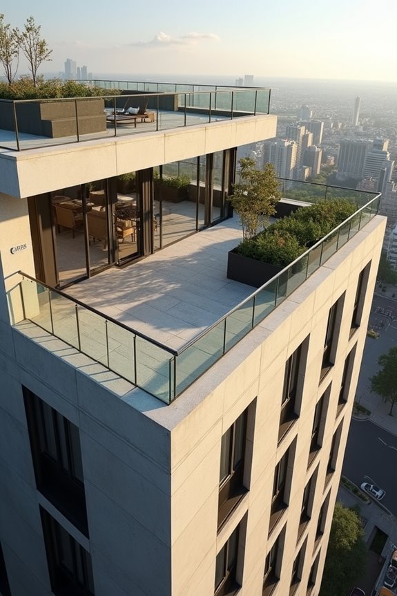 balconies permits terraces charges