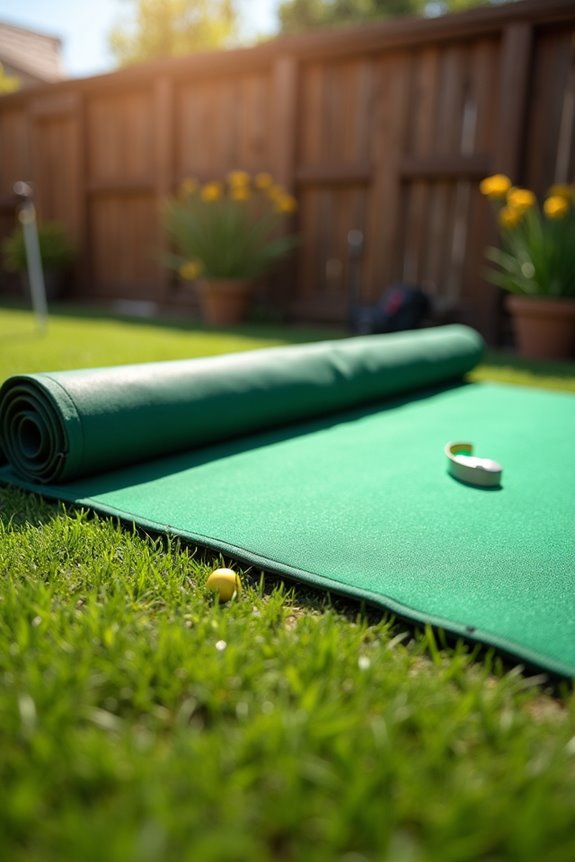 How Much Does a Backyard Putting Green Cost Before You Build 10 budget portable roll up mats for practice