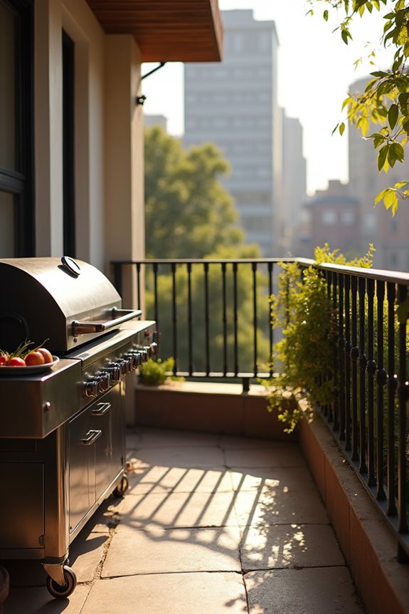 building rules govern balcony grilling safety