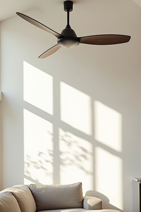 ceiling height dictates fan downrod