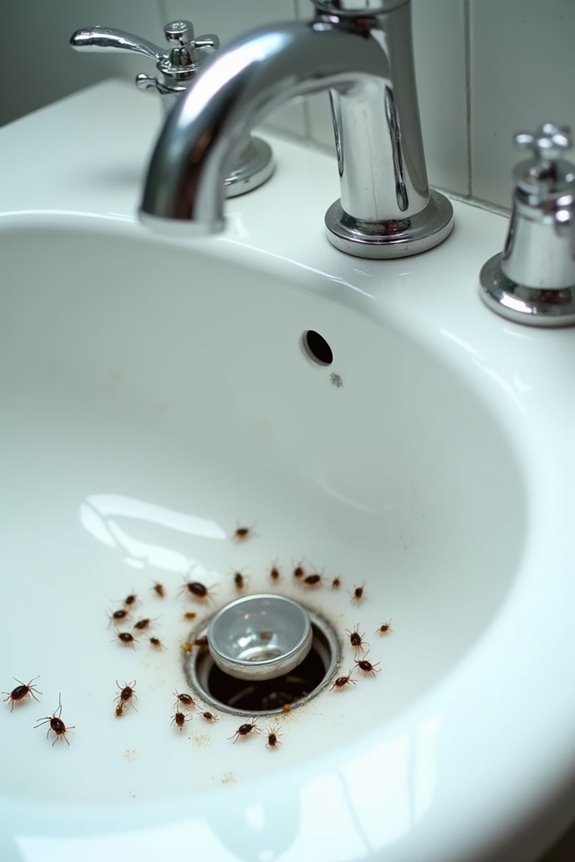 drain flies survive via biofilm and moisture