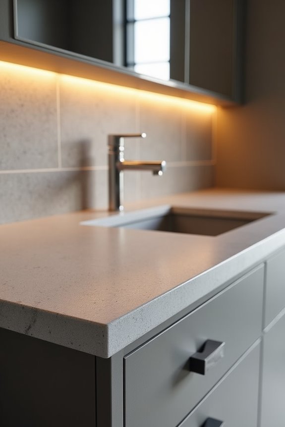 durable bathroom countertop options maintenance