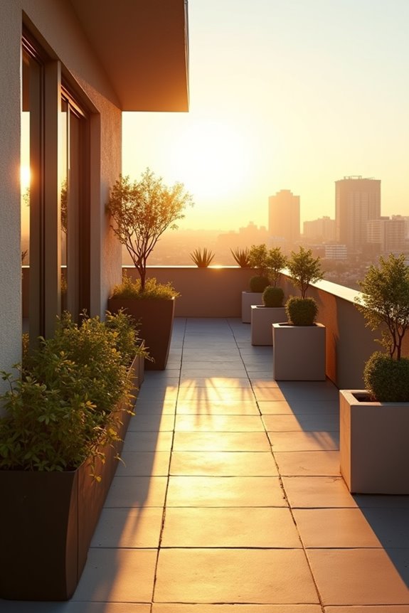 elevated balcony vs ground terrace differences