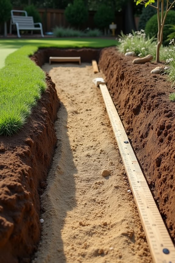 10 Steps to Do It Yourself and Build a Backyard Putting Green 4 excavate weed block compact base