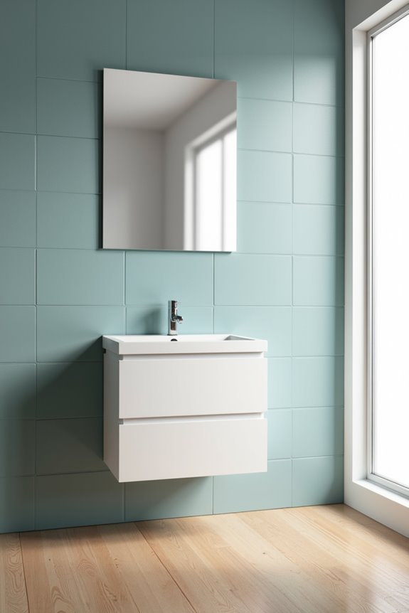 flooring sets vanity height considerations