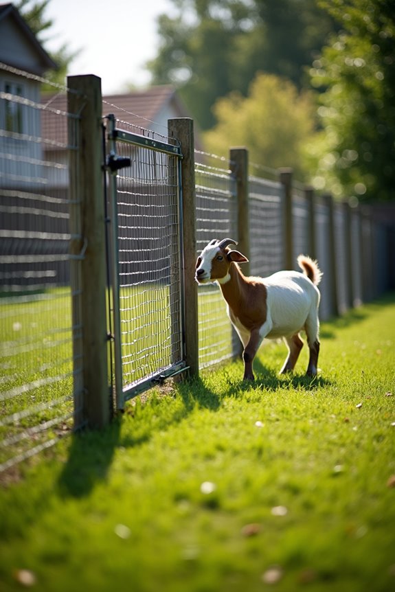 How to Legally Have a Goat in My Backyard 7 goat safe tall sturdy fencing