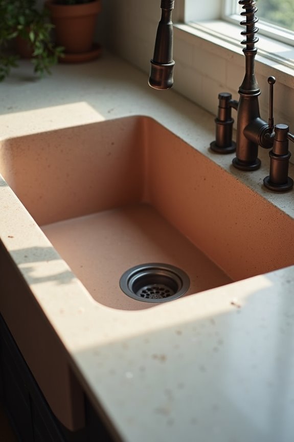 hand poured fireclay 2200 f firing
