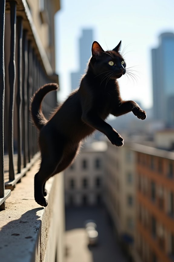 high rise fall survival depends others
