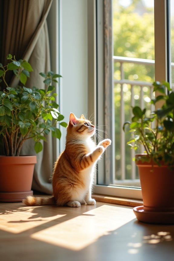 indoor enrichment prevents balcony risk