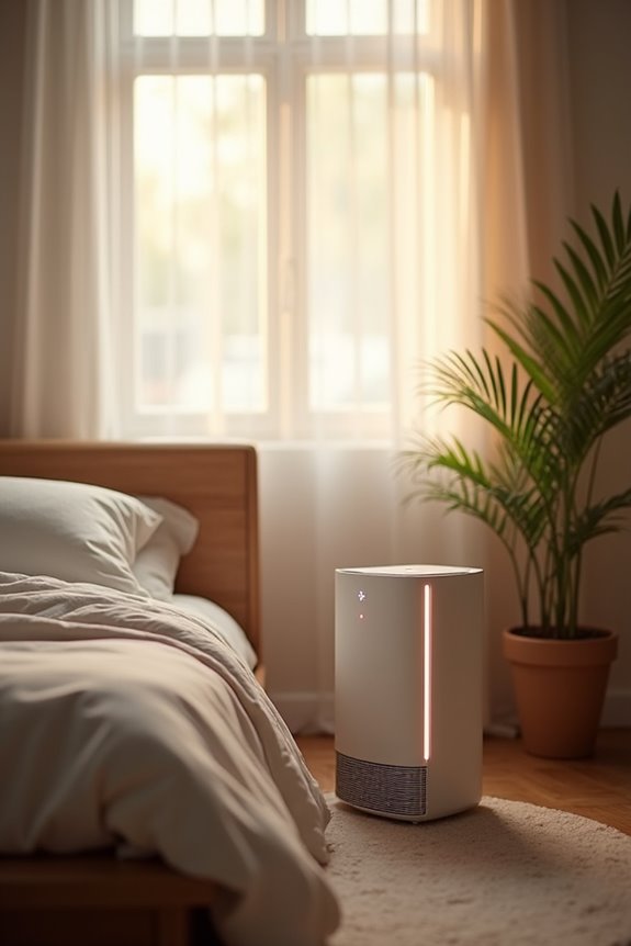 keep purifier 2 feet away
