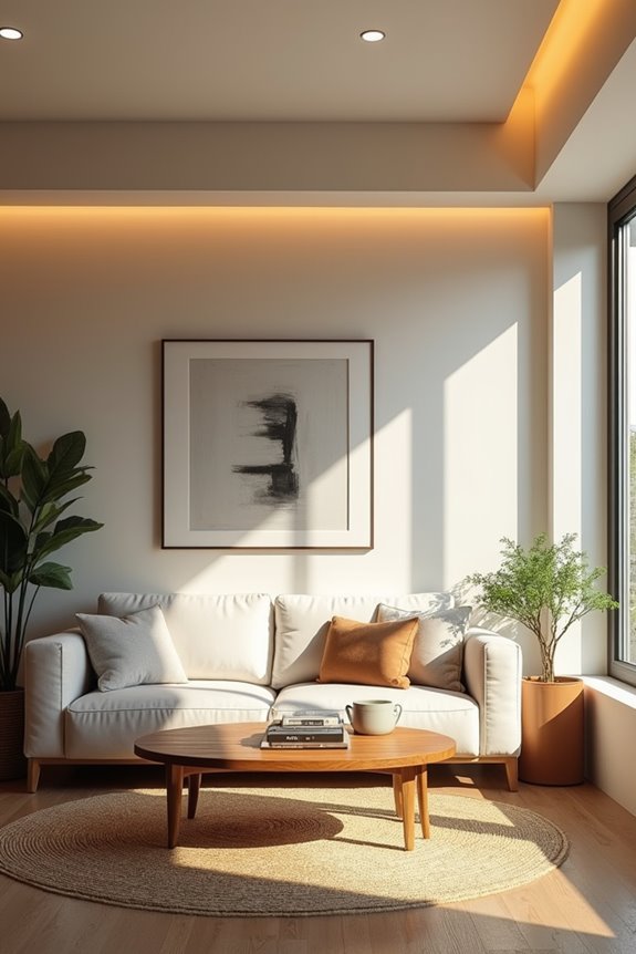 layered lighting for visual depth
