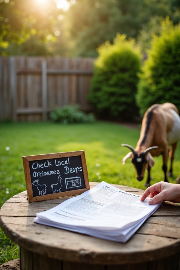 How to Legally Have a Goat in My Backyard 1 local goat ownership regulations and zoning