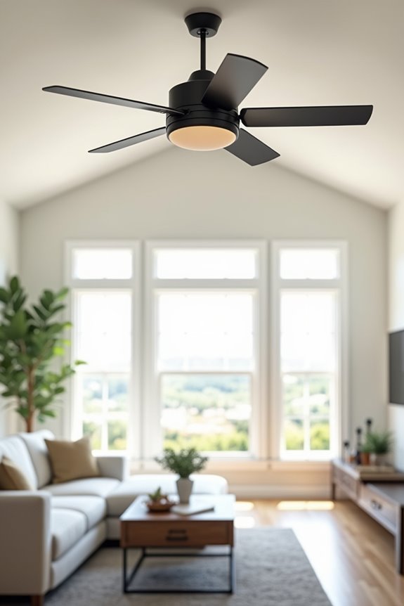 measure square feet for fan size