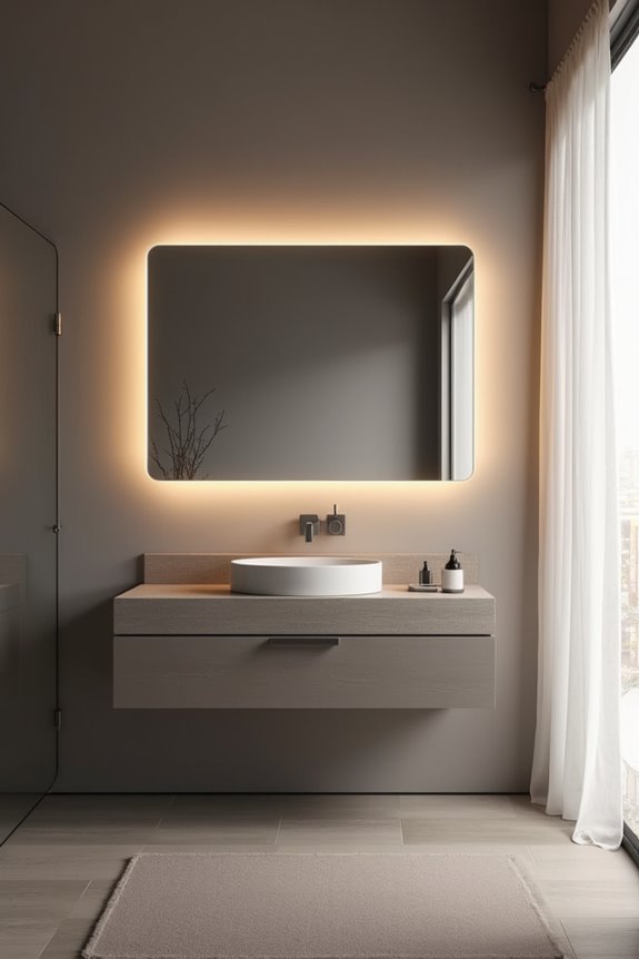 modern vanity height standards 34 36 inches