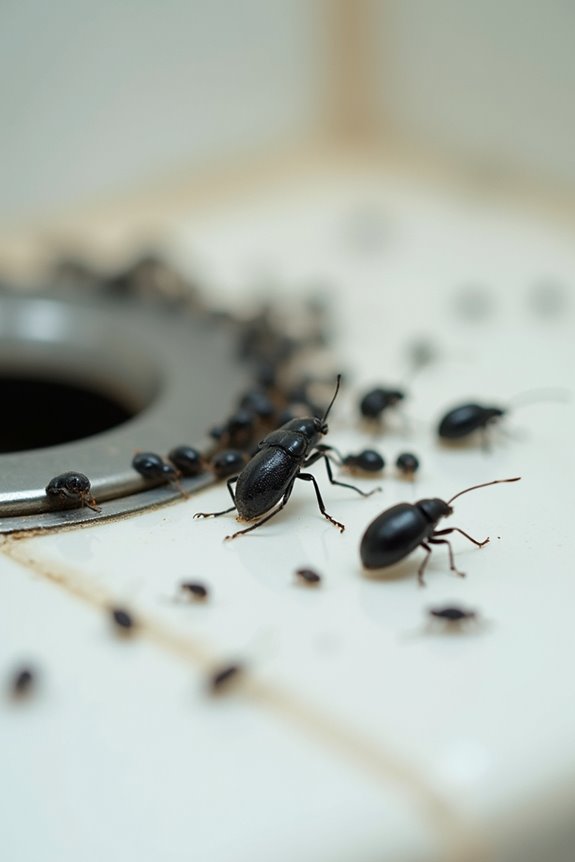 moisture loving bathroom pests identified