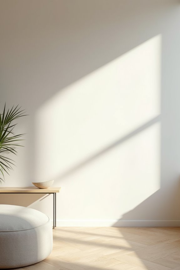 negative space defines deliberate minimalism